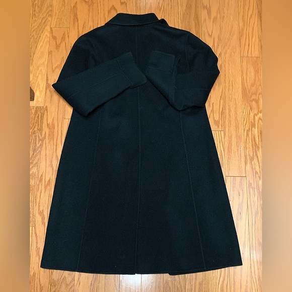 Women’s 4 Linda Allard Ellen Tracy 100% Wool Buttonless Open Front Jacket Coat - Picture 11 of 11